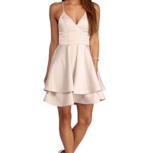Sheila Satin Queen Skater Dress NWT